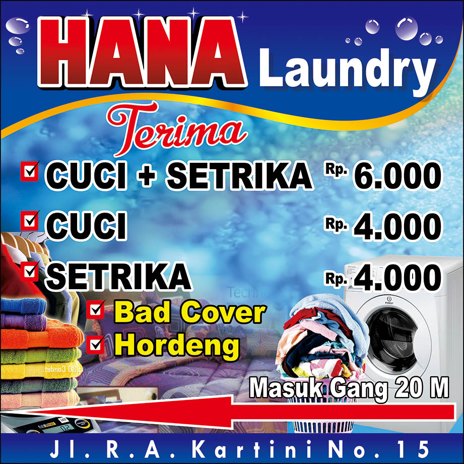 27+ Desain Spanduk Laundry