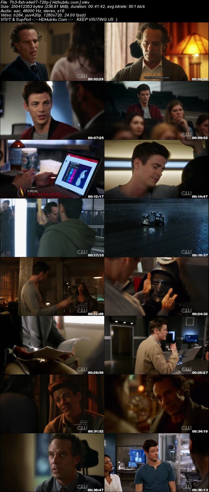 The Flash S04E07 HDTV 720p 200MB Download