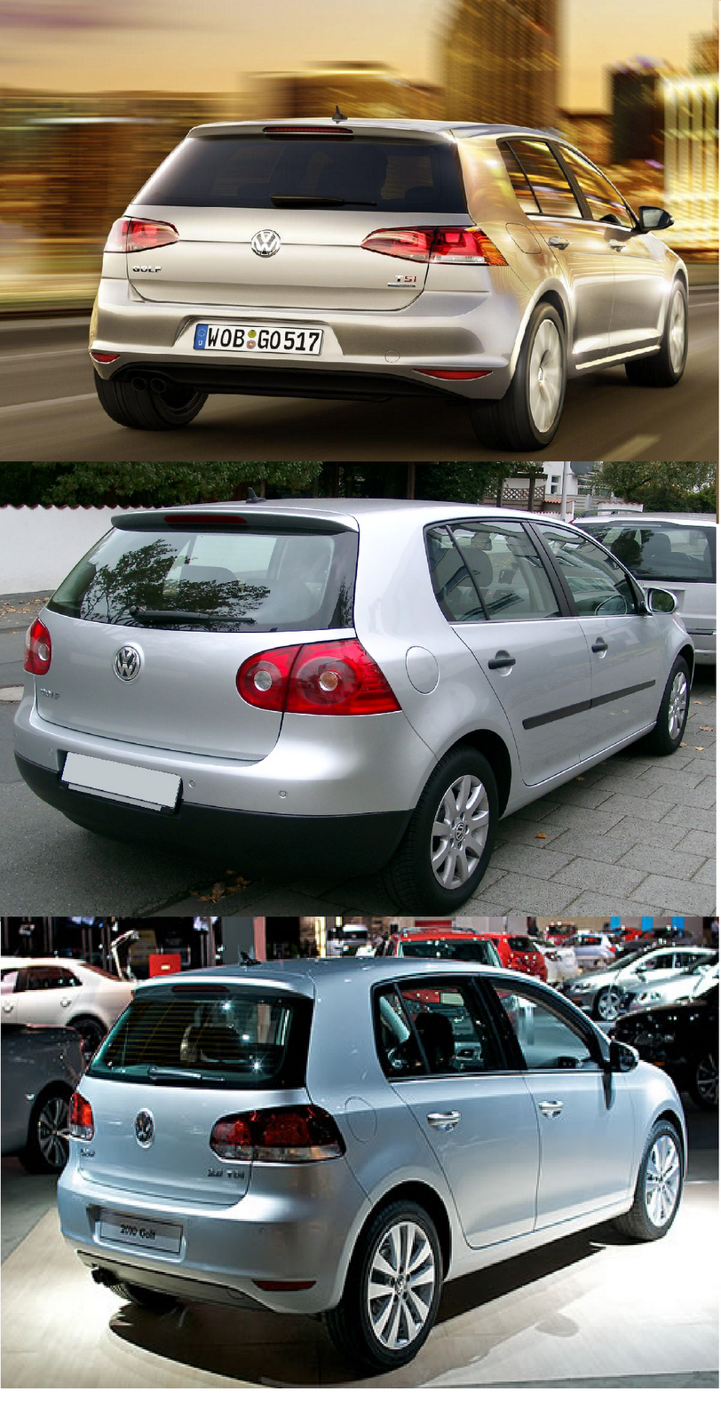 Vw Golf V vs Golf VI vs Golf VII STIRILEAUTO.BLOGSPOT.RO