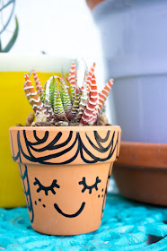 DIY Succulent Clay Face pots (A sweet Mother's Day craft for kids)