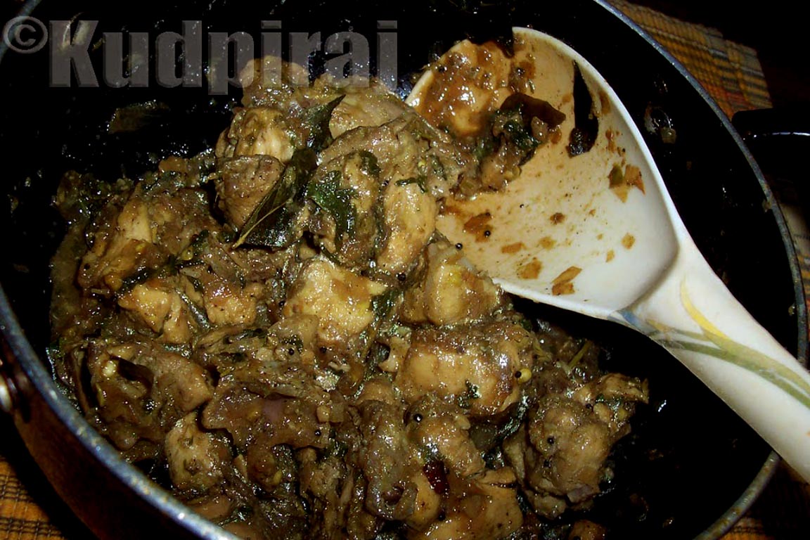 Kudpiraj's Garam Tawa Chicken Fry With Mint Leaves
