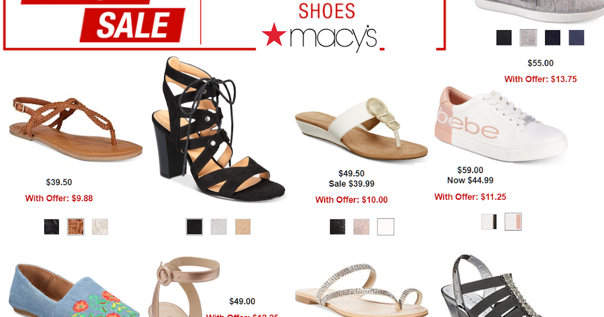 HOT 75% Off Women&#39;s Shoes Macy&#39;s Flash Sale - Keds Sneakers $13.75 (Reg $55), Bebe Sneakers $11 ...