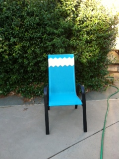 Missoni inspired DIY chair