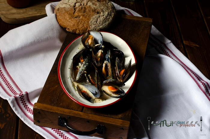 Mejillones a la vinagreta con thermomix