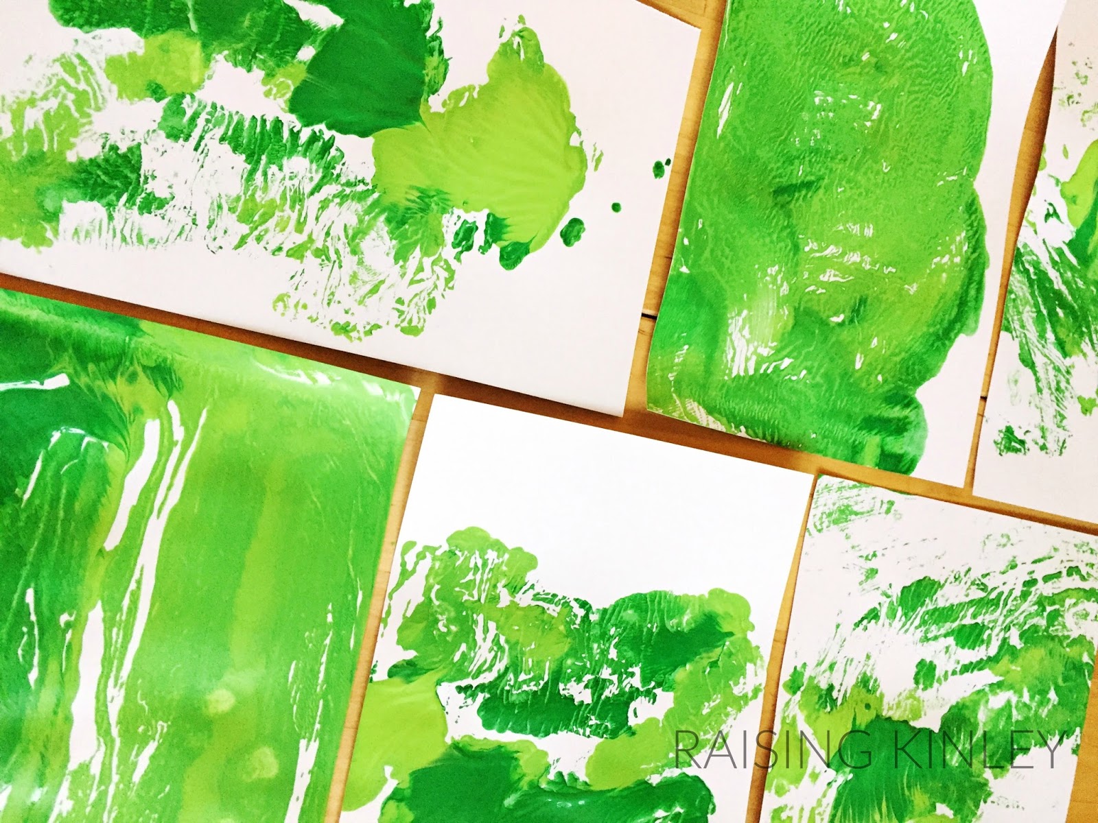 WAX PAPER MONOPRINTS Raising Kinley
