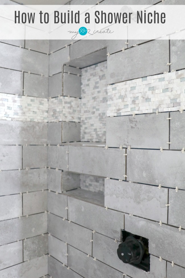 How To Build A Shower Niche One Room, Tiled Shower Recess