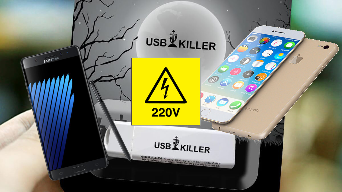 [VIDEO] USB Killer VS iPhone 7 Plus e Note 7 cosa accade? Tuttoxandroid