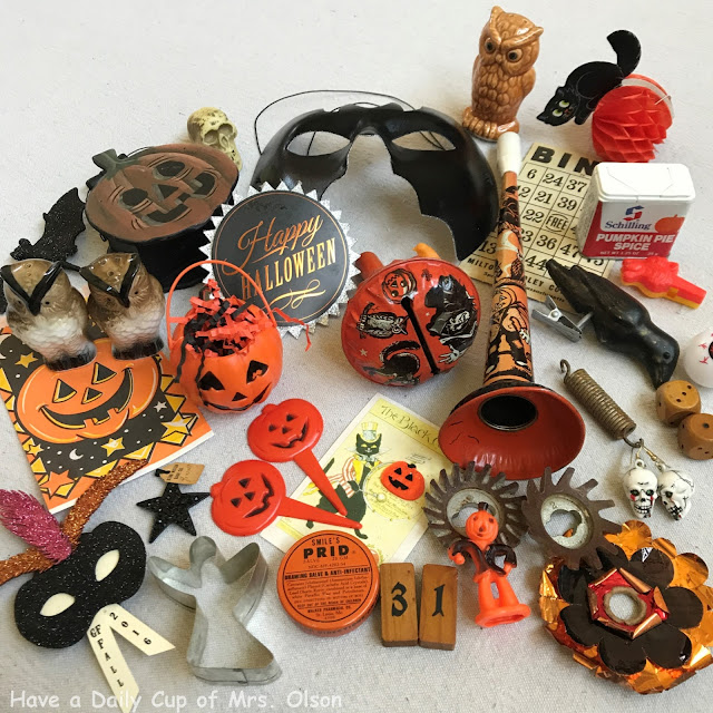 Have a Daily Cup of Mrs. Olson-Halloween trinkets