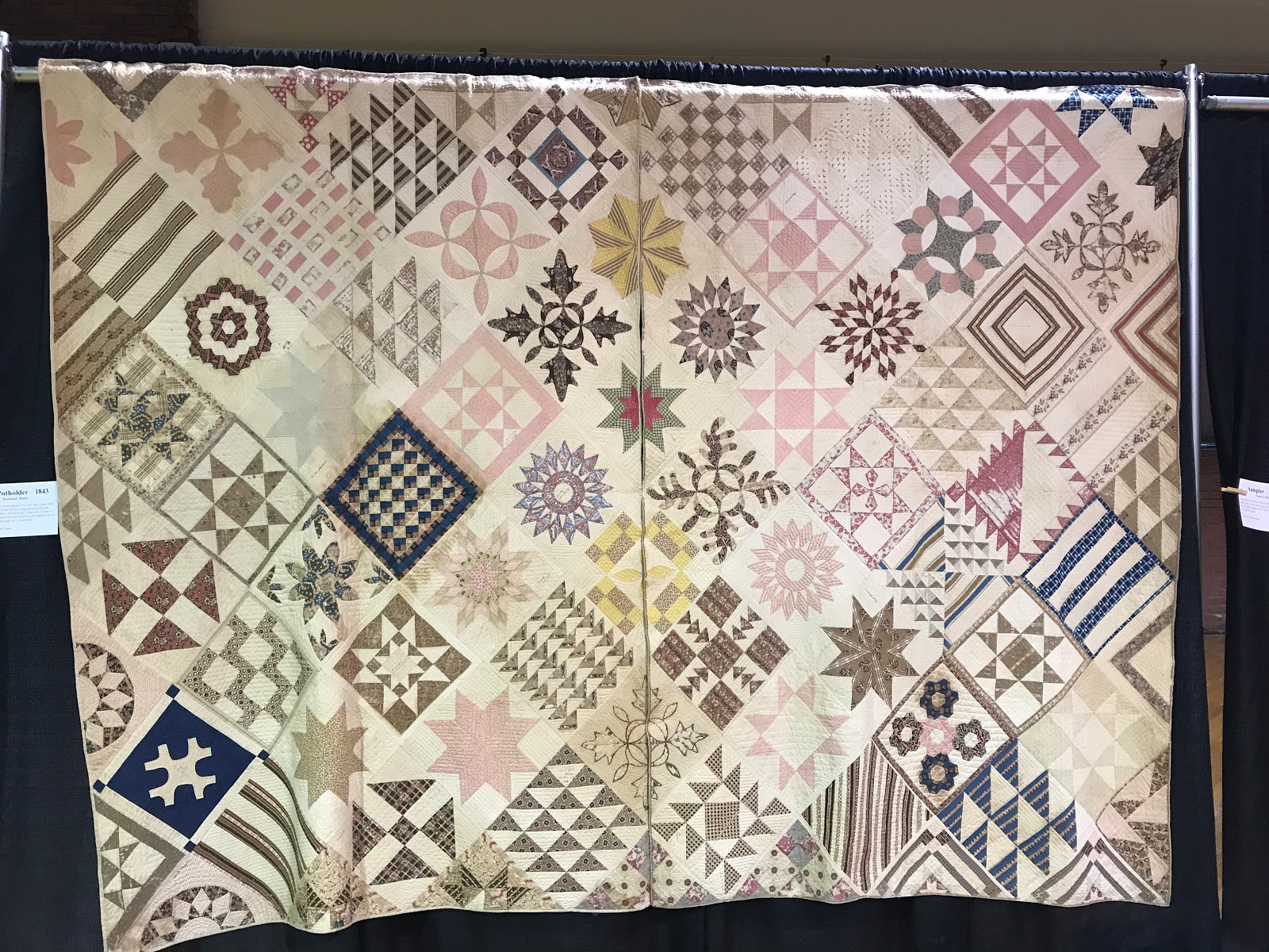Textile Time Travels Two Antique Quilts from Maine and one is a