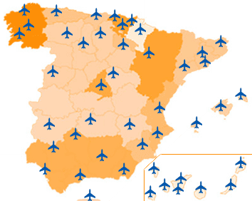 Spanska flygplatser