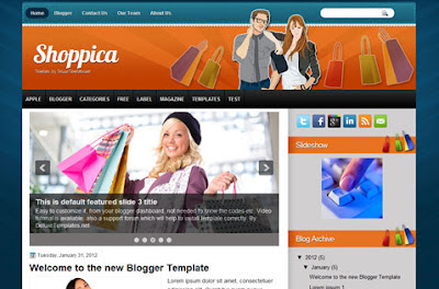 shoppica blogger template