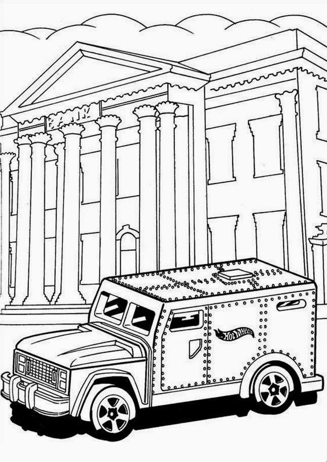 Hot Wheels Coloring Pages 36