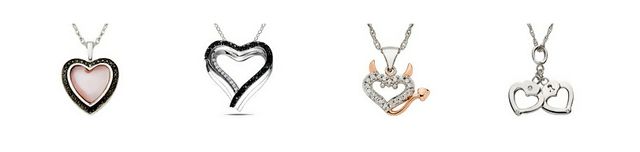 Shop Online for Jewellery - Heart Pendants at Ice.com