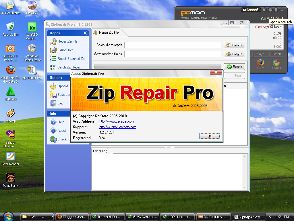 Serial key for zip repair pro key