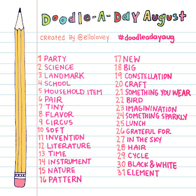 Rhi-Creations: Doodle a Day August