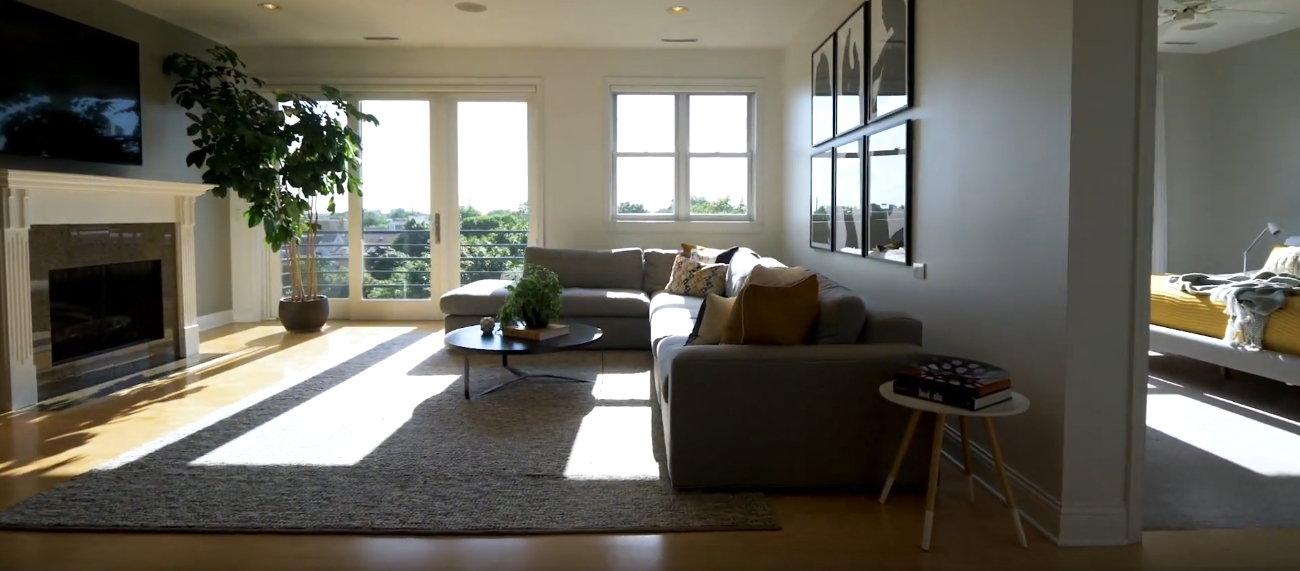 Penthouse Interior Design Tour vs. 2835 N Lakewood #5B Chicago | 3BD/2.1BA Penthouse Condo For Sale $929,900