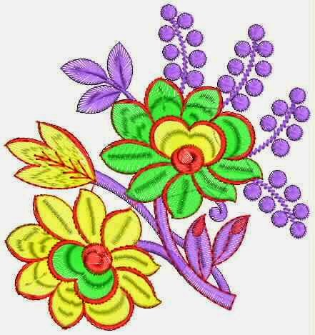 EmbDesignTube: Fashion Digital Fabric Patch Designs For Dresses