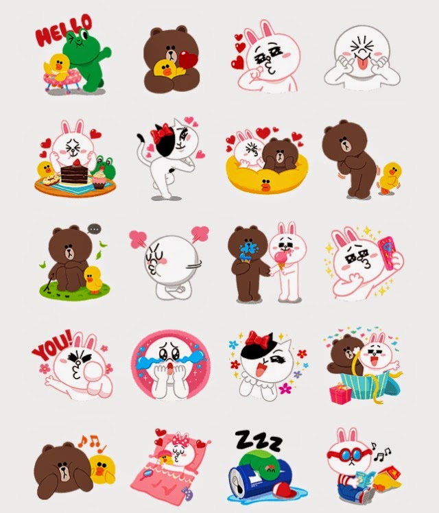 LINE Stickers Community FreeLINE Characters Cuter is Better sticker