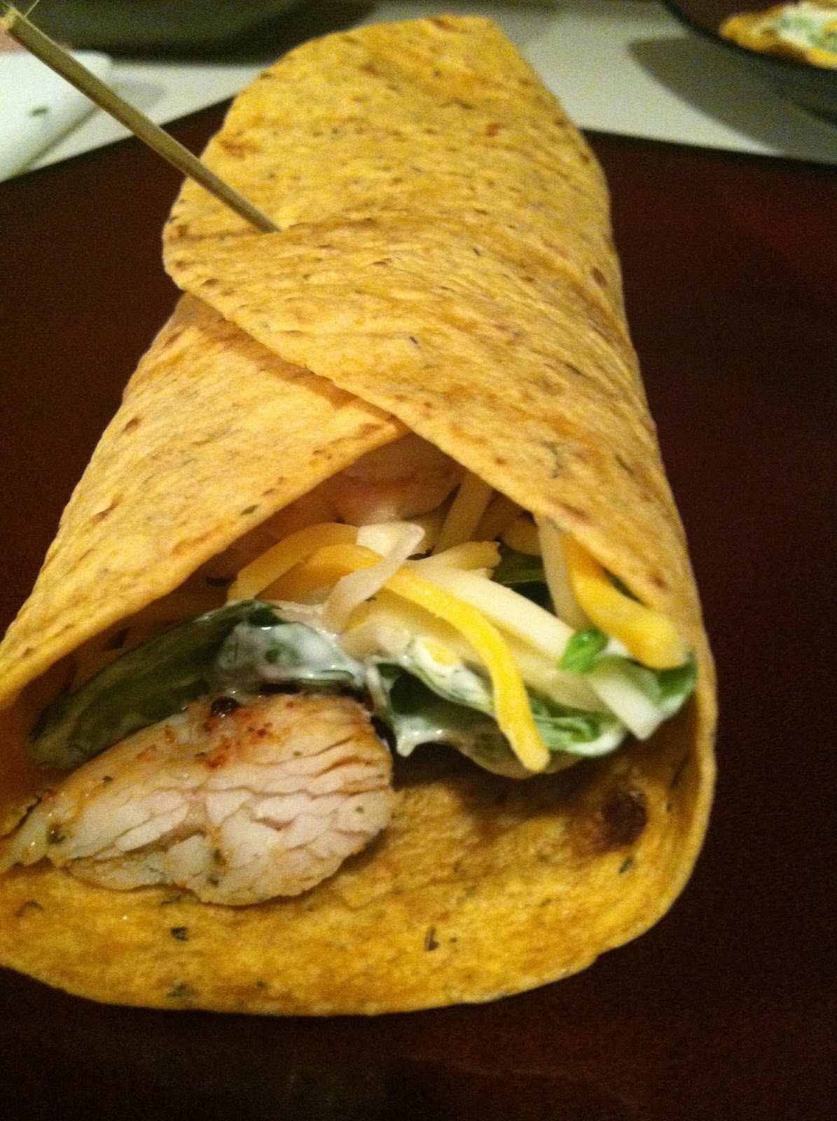 Ranch Chicken Salad Wrap