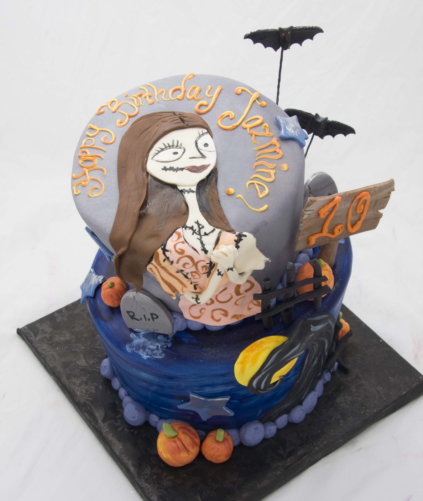 The Crimson Cake Blog Sally Nightmare Before Christmas Cake The Crimson Cake Blog Sally Nightmare Before Christmas Cake