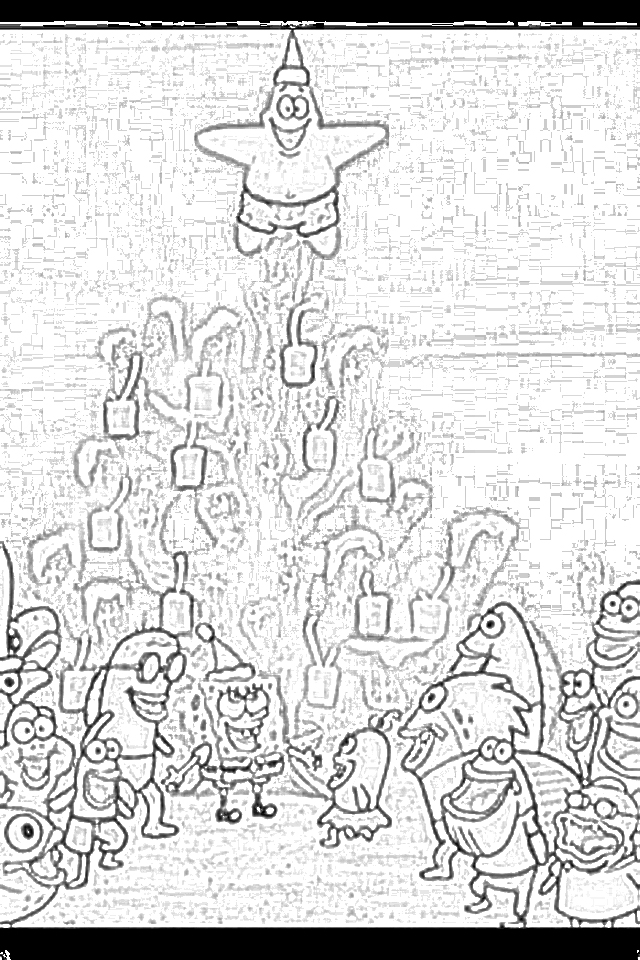The Holiday Site: SpongeBob SquarePants Christmas Coloring Pages Free ...