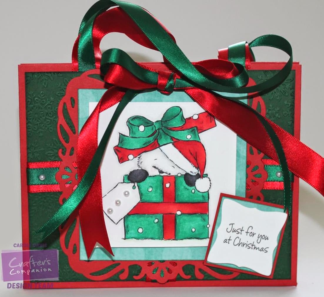 Papercraft by Carole!: Party Paws Gift Bag and Gatefold Card
