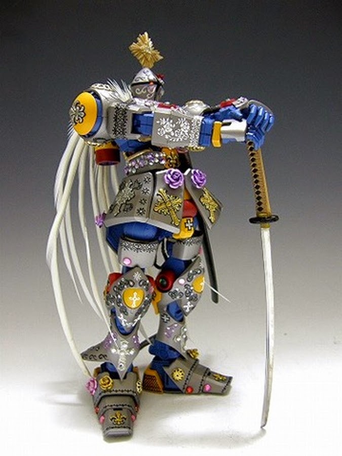 Custom Build: MG 1/100 Gyan "Royal Jewelry Design" [BLUE ... Custom Build: MG 1/100 Gyan "Royal Jewelry Design" [BLUE ...