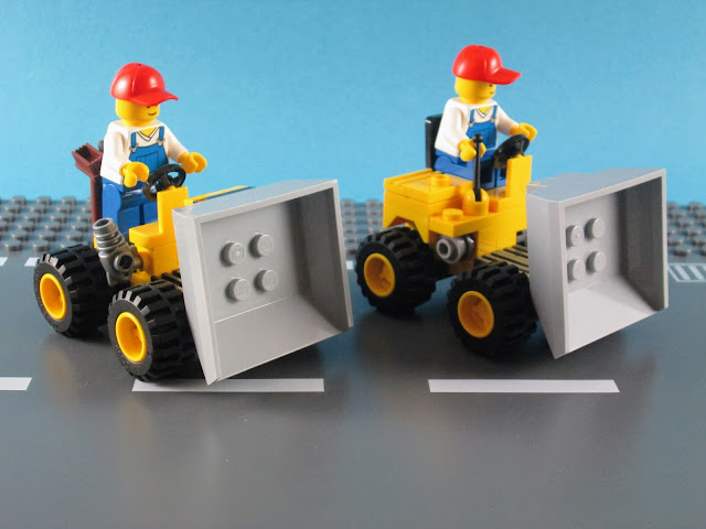 MOD e comparação com o set LEGO City 30348 Mini Dumper