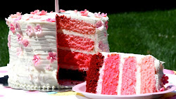 cake inside pink rainbow cakes mouth buttercream very queen layer