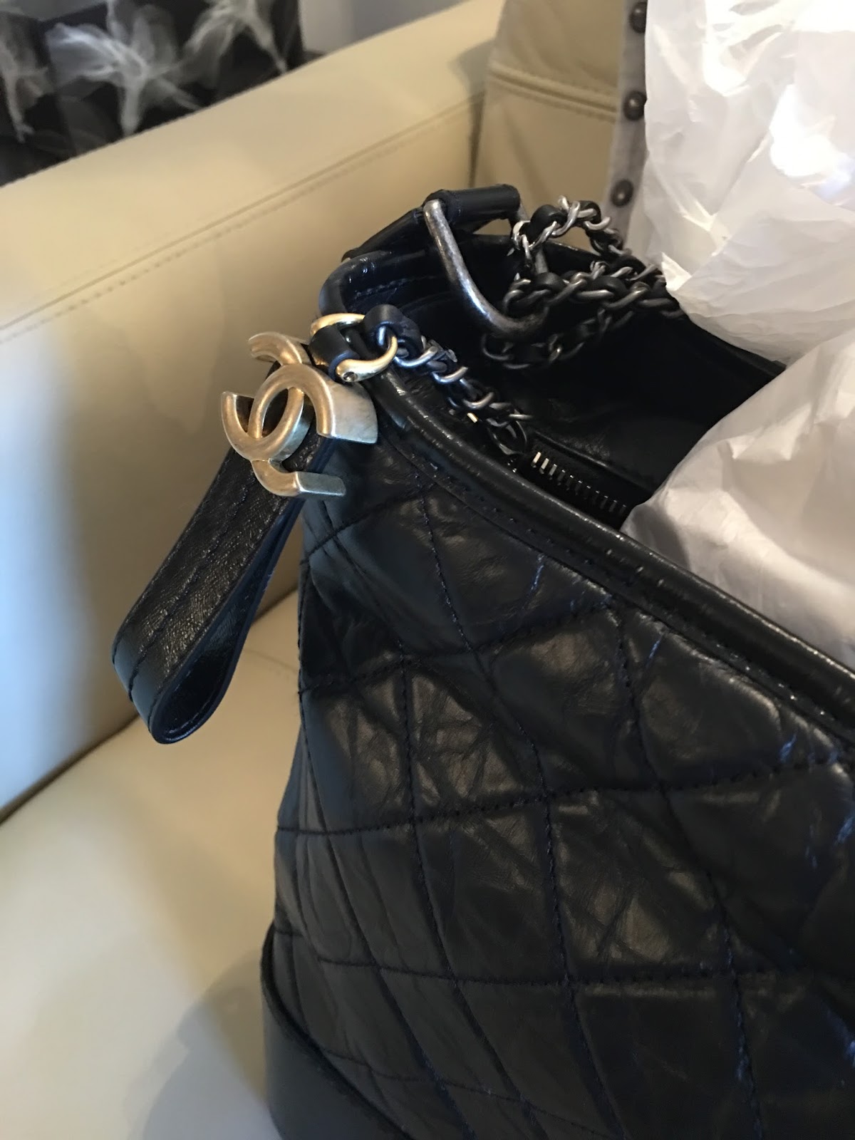 CHANEL GABRIELLE BACKPACK WEAR AND TEAR UPDATE!!!!! 
