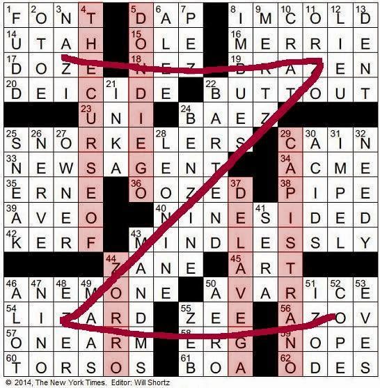 The New York Times Crossword in Gothic: November 2014