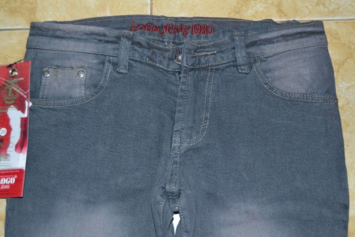  Celana  Jeans  Logo  Wanita  Grey Wash Murah