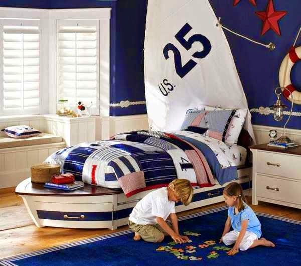 Nautical bedroom decor