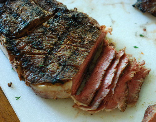 thin sliced steak
