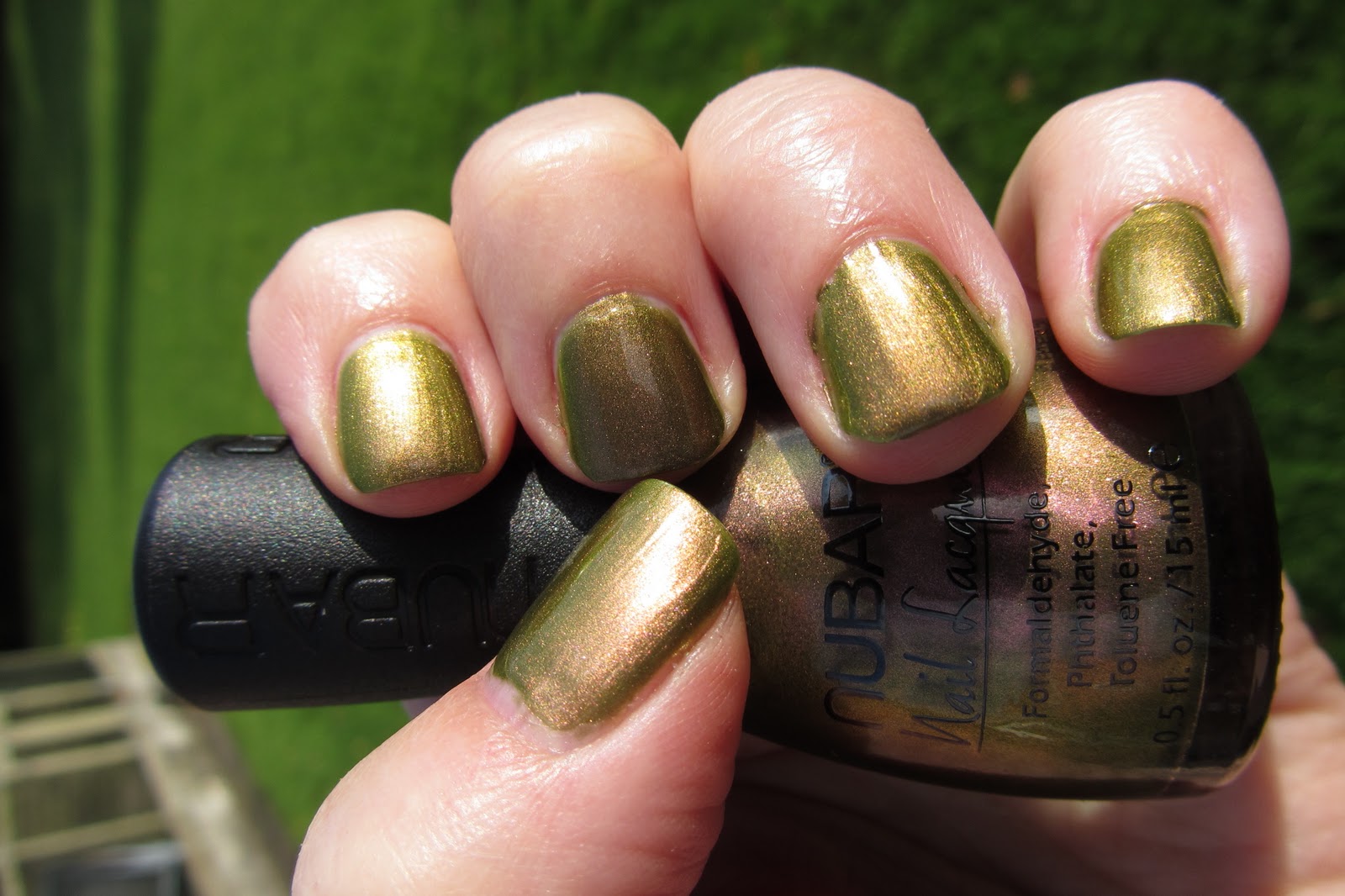 Nail Art Polish Blog: Nubar Wildlife a duo chrome nail polish.