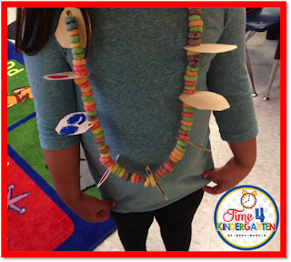 100th Day of school necklace,Time4Kindergarten