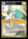 My Little Pony Princess Celestia, Protector of Equestria Canterlot Nights CCG Card