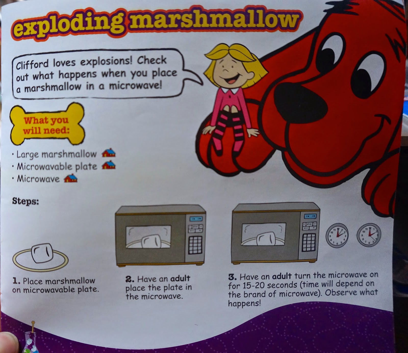 Clifford the Big Red Dog Food Science GiftIdea