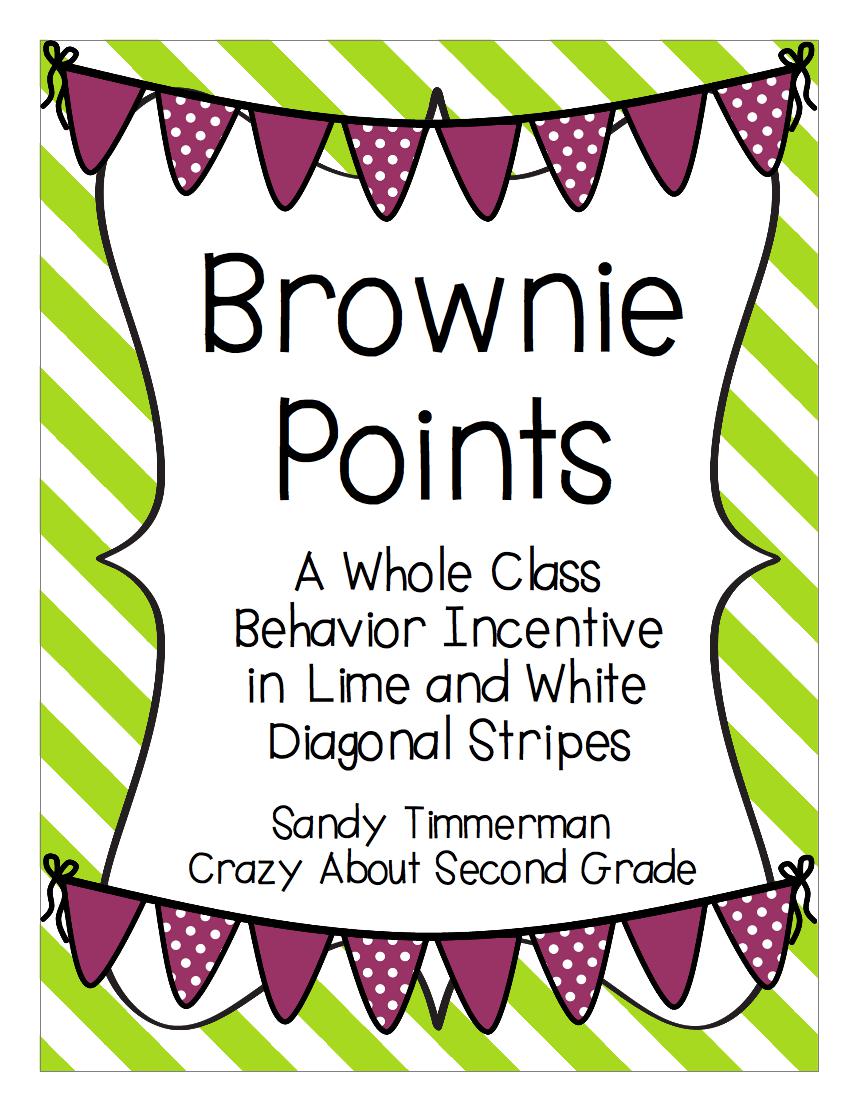 Crazy About Second Grade Brownie PointsA Whole Class Behavior Incentive
