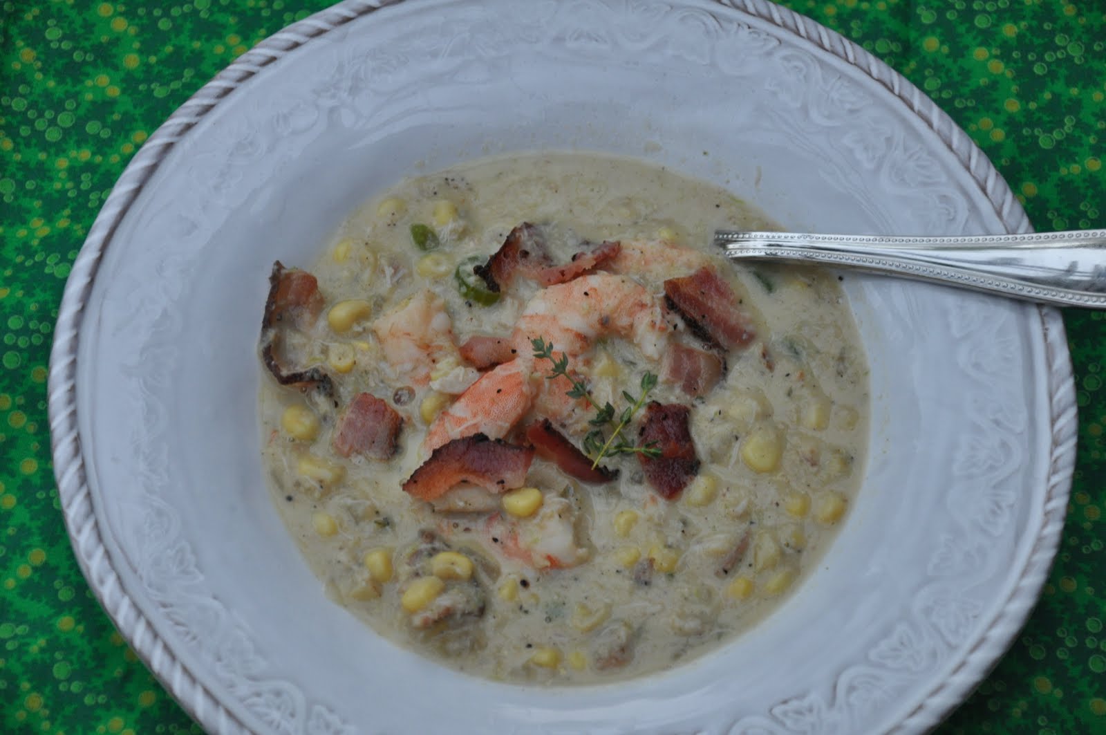 The Pearce's Kitchen: Shrimp and Crab Corn Chowder