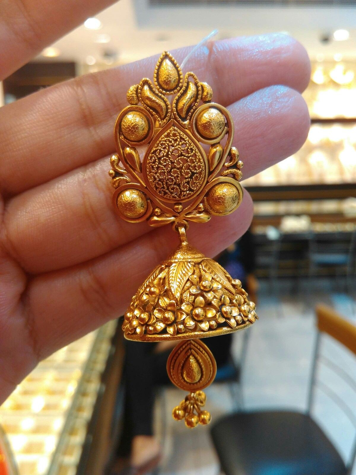 55 Beautiful Gold jhumka earring designs Tips on Jhumka shopping Bling Sparkle