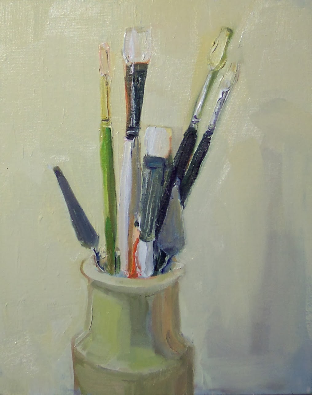 Art Every Day Joy's Art Supplies,still life,oil on canvas,10x8,250