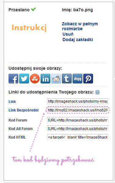 graficzne menu w bloggerze Imageshack
