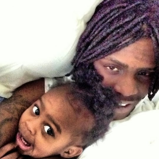 Chief Keef Loves His Daughter Kay Kay: Photos
