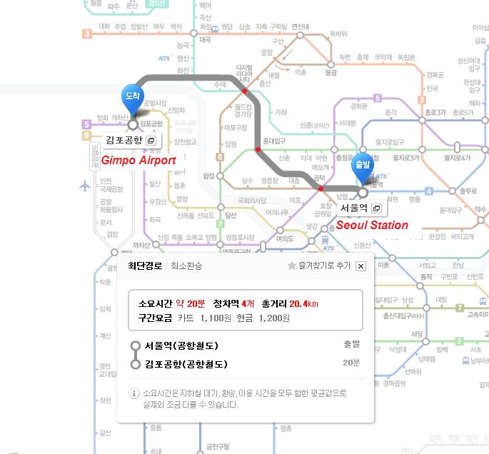 сколько пешком до сеула. тондэмун сеул карта.