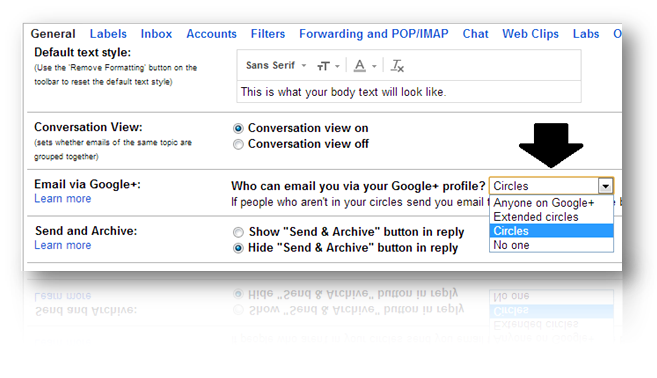 How to Disable Gmail's New Feature that Allow Google+ Users Email You How to Disable Gmail's New Feature that Allow Google+ Users Email You