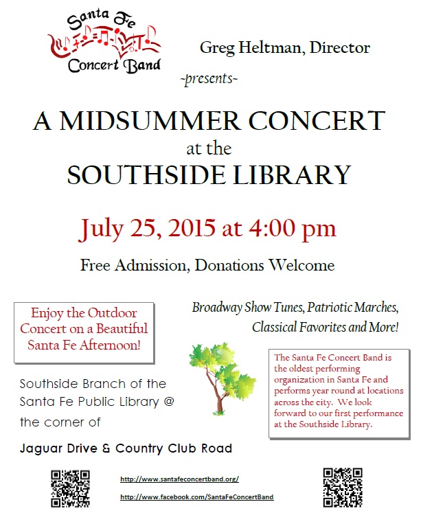 Icarus... the Santa Fe Public Library Blog Santa Fe Concert Band