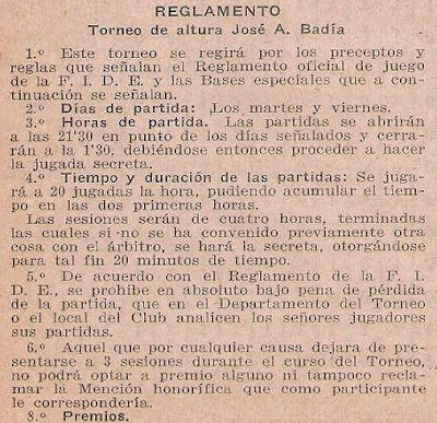 Reglamento del Torneo de Ajedrez de Altura José O. Badía (1)