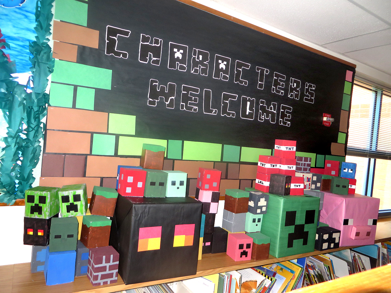 Margo the Librarian Minecraft Bulletin Board